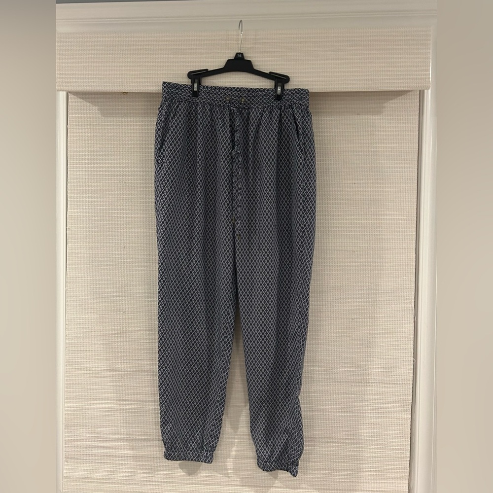 Michael Kors Blue Patterned Pants